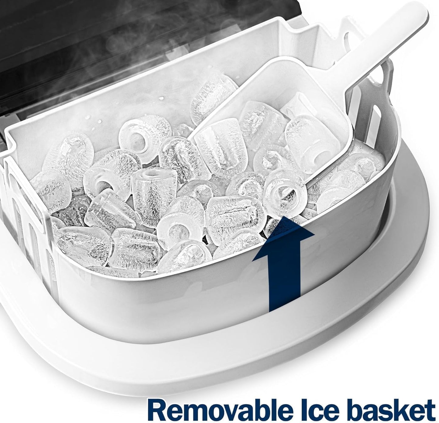 🥶 Euhomy Nugget Ice Maker – 34 lb/Day Sonic Ice Machine | Ready in 6 Min 🎉